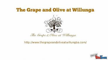 Willunga restaurants