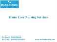 Home Nursing Services To Elders PowerPoint PPT Presentation