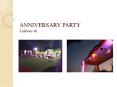 Anniversary party- luxurious decoration PowerPoint PPT Presentation