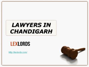 lawyers in chandigarh