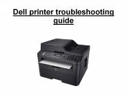 Dell printer troubleshooting guide.