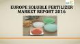 Europe Soluble Fertilizer Market Report 2016 PowerPoint PPT Presentation