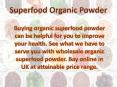 Organic Superfoods Powder in uk