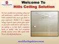 Hills Ceiling Solutions in Mundaring PowerPoint PPT Presentation