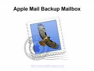 Apple Mail Backup Mailbox Software