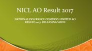 NICL AO Result 2017