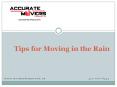 http://accuratemovers.ca/tips-moving-rain/ PowerPoint PPT Presentation