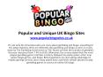 Popular and Unique UK Bingo Sites PowerPoint PPT Presentation