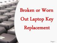 Broken or Worn out Laptop Key Replacement