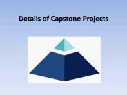 Details of Capstone Projects