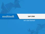 SAP CRM Functional Training