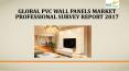 Global pvc wall panels market professional survey report 2017 PowerPoint PPT Presentation