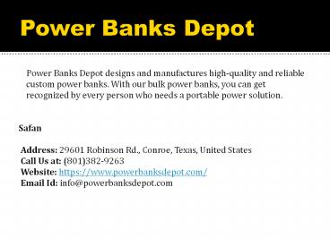 Five Tips on Maintaining Mobile Power Banks