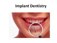 Implant Dentistry