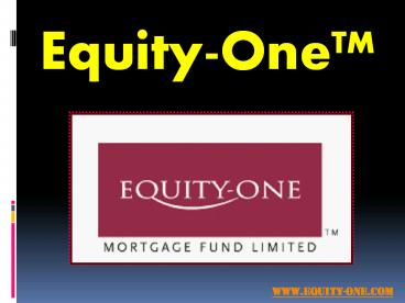 Managed Fund Melbourne - Equity-One.com
