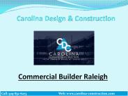 Commercial Builder Raleigh NC