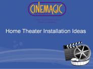 Home Theater Installation Ideas