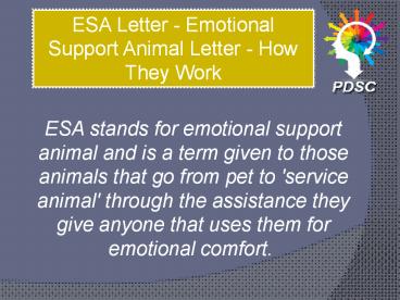 ESA Evaluation Letter