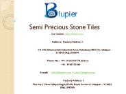 Semi Precious Stone Tiles