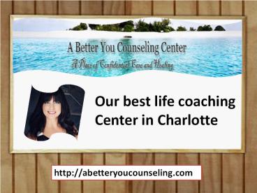 Search the best Coaching and counseling Center in Charlotte