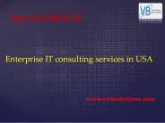 Enterprise IT consulting services in USA