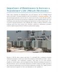 Importance of Maintenance to Increase a Transformer’s Life | Miracle Electronics PowerPoint PPT Presentation