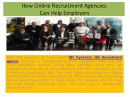 How Online Recruitment Agencies Can Help Employers