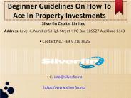 Beginner Guidelines On How To Ace In Property Investments