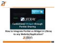 How to Integrate Portlet as Widget in Liferay to any Website/Application? PowerPoint PPT Presentation
