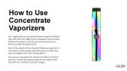 How to Use Concentrate Vaporizers? (1)