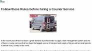 Follow these Rules before hiring a Courier Service