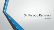 Dr. Farooq Rehman - Neurologist