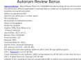 Autonars Review Bonus PowerPoint PPT Presentation