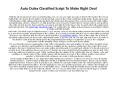 Auto Dulex Classified Script To Make Right Deal PowerPoint PPT Presentation