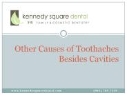 Other Causes of Toothaches Besides Cavities