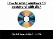 How to reset windows 10 password with disk?