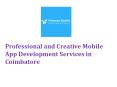 Different Types of Mobile App Development Services PowerPoint PPT Presentation