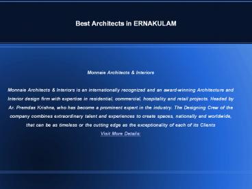 Architects in Ernakulam