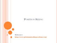 Position Sizing