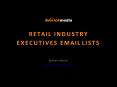 Retail Industry Executives Email Lists PowerPoint PPT Presentation