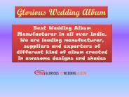 Glorious Wedding Album- Best Photo Album Service Provider