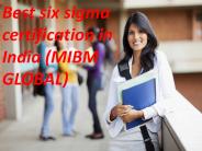 (MIBM GLOBAL) Best six sigma certification in India