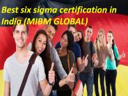 Best six sigma certification in India (Delhi)