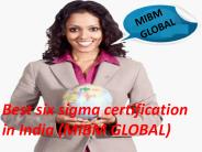 Best six sigma certification in India