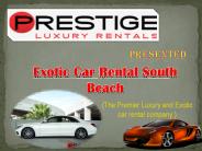 Exotic Car Rental South Beach