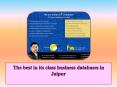 The best in its class business databases in Jaipur PowerPoint PPT Presentation