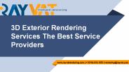 3D Exterior Rendering Services The Best Service Providers
