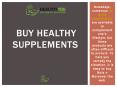 Why Should You Buy Healthy Supplements on healthy supplements?