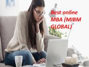 Best online MBA (MIBM GLOBAL)