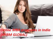 Online MBA programs in India (MIBM GLOBAL)